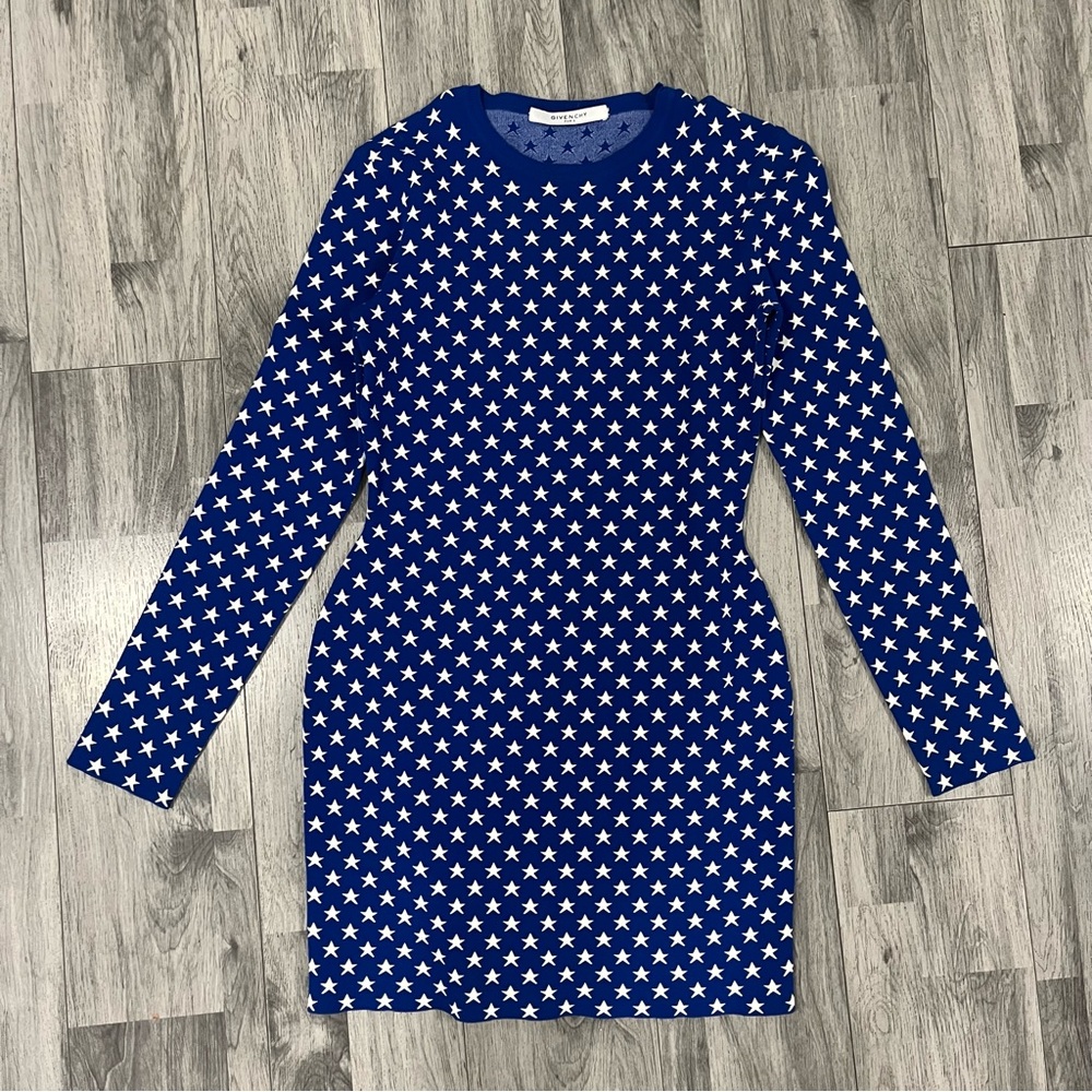 Givenchy Star Print Tight Dress